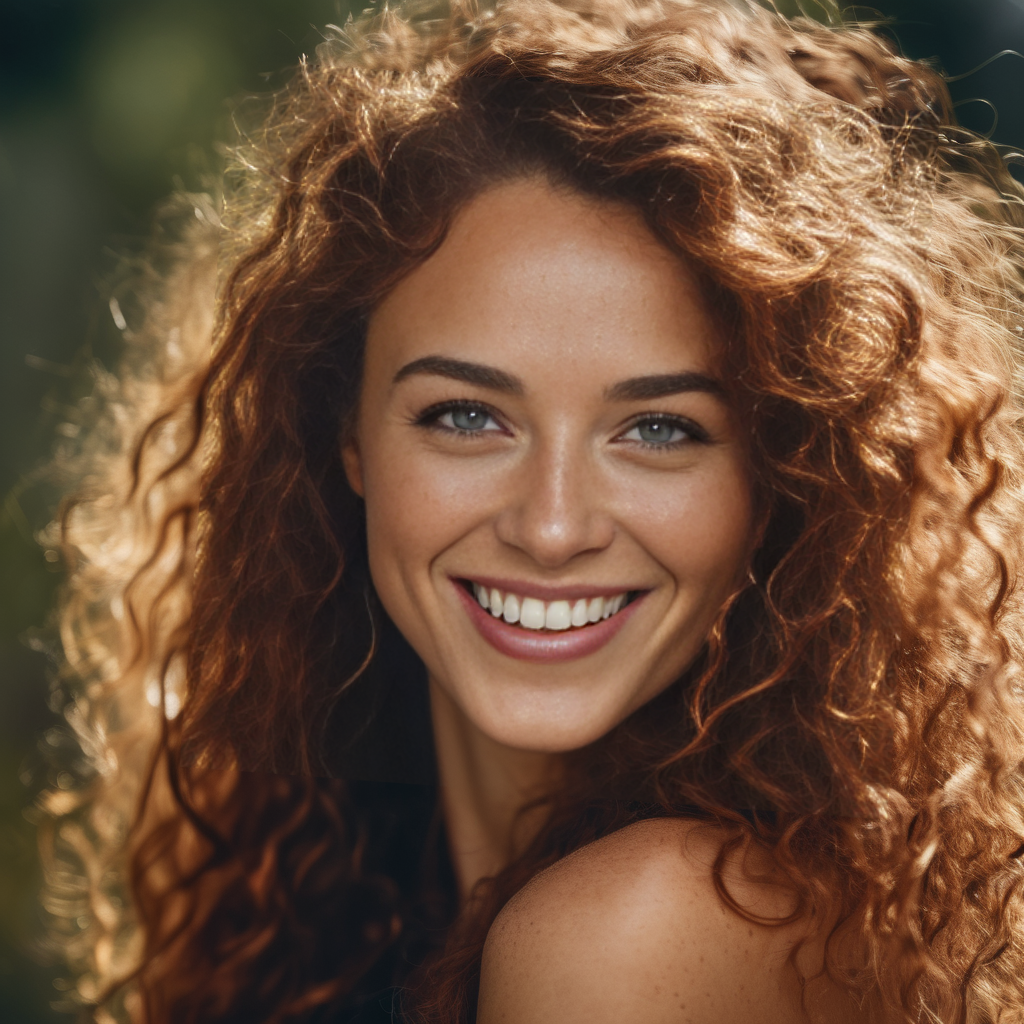 Top 10 SDXL Models, comparison, beautiful freckled lady with curly hair, SD XL