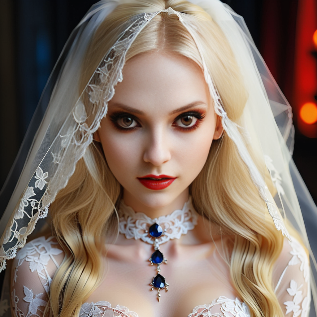 Top 10 SDXL Models, comparison, vampire bride, DynaVision XL